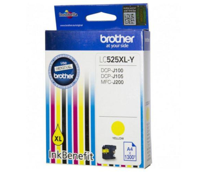 Tusz Brother LC525XLY yellow 1300str.